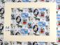 Preview: Patchworkstoff mit Hunden und Zicklein von Timeless Treasures A4 Ansicht
